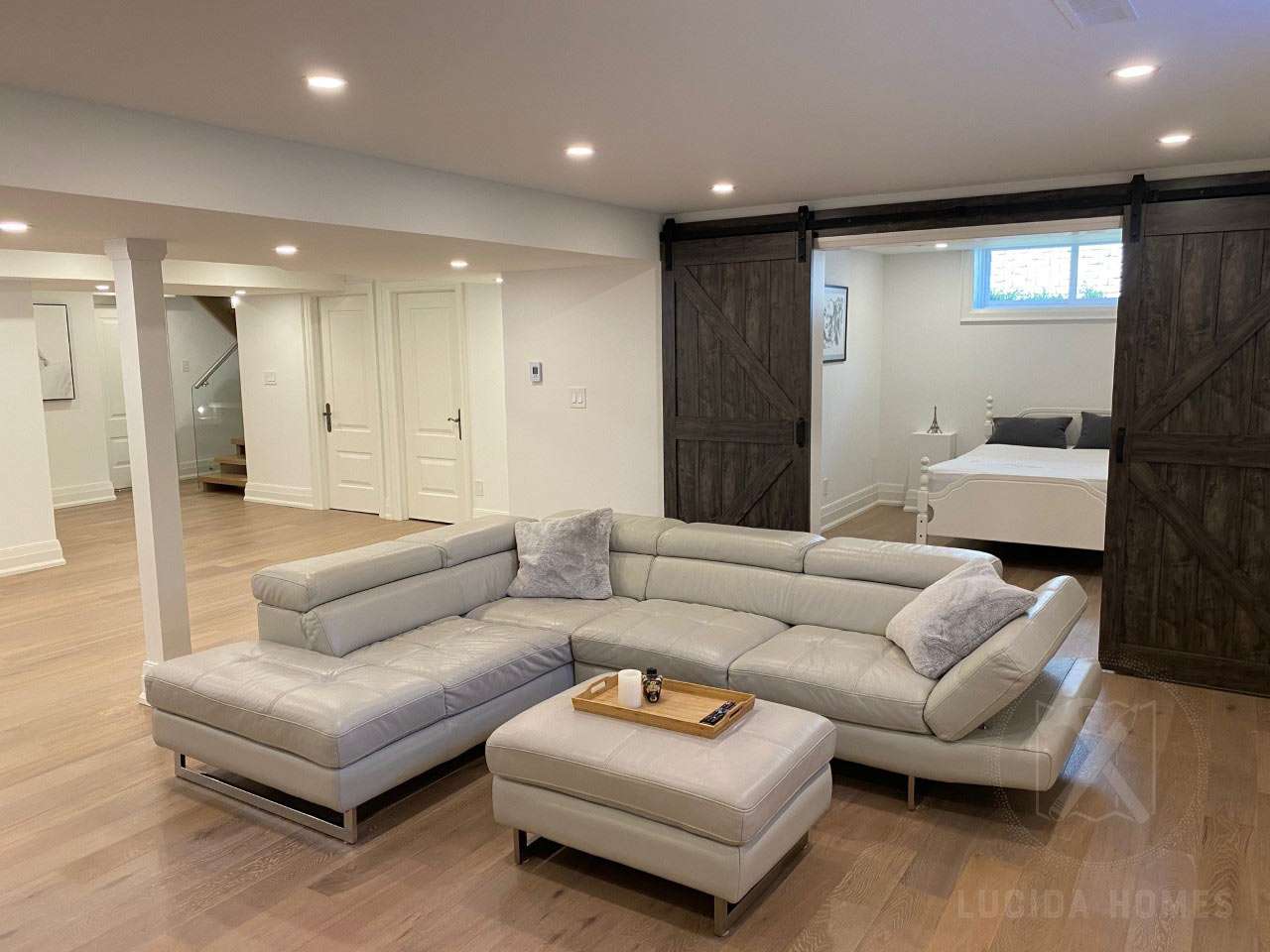 basement finishing by Lucida Homes